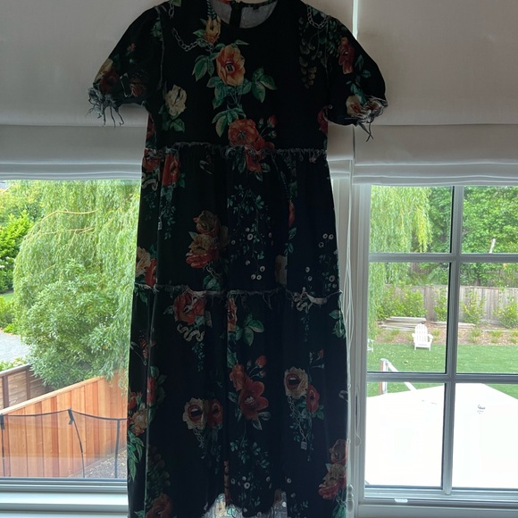 R13 Shredded relaxed midi dress - Picture 3 of 3